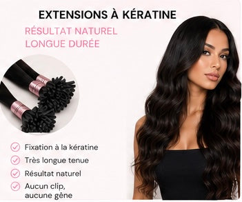 Extensions Kératine